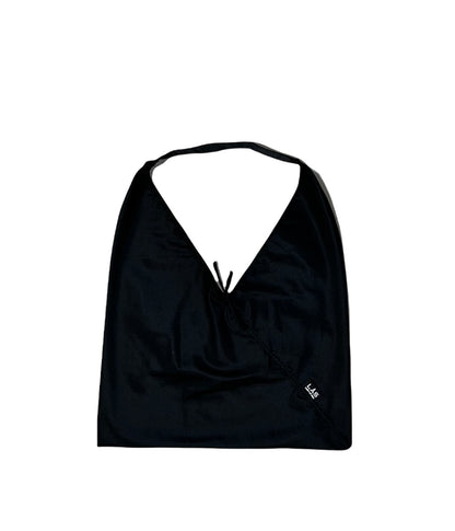 The Envelope Tote — Satin Black